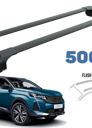 Peugeot 5008 2017-2024 Portbagaj Taşıyıcı Ara Atkisi - Ara Çubuk Paw Pro 2 Siyah