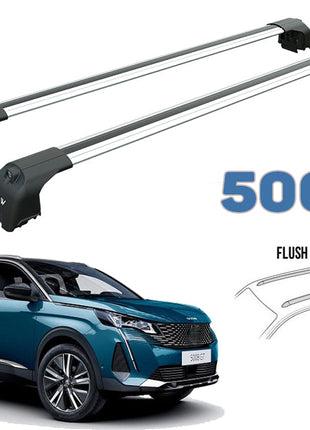 Peugeot 5008 2017-2024 Portbagaj Taşıyıcı Ara Atkisi - Ara Çubuk Paw Pro 2 Gri