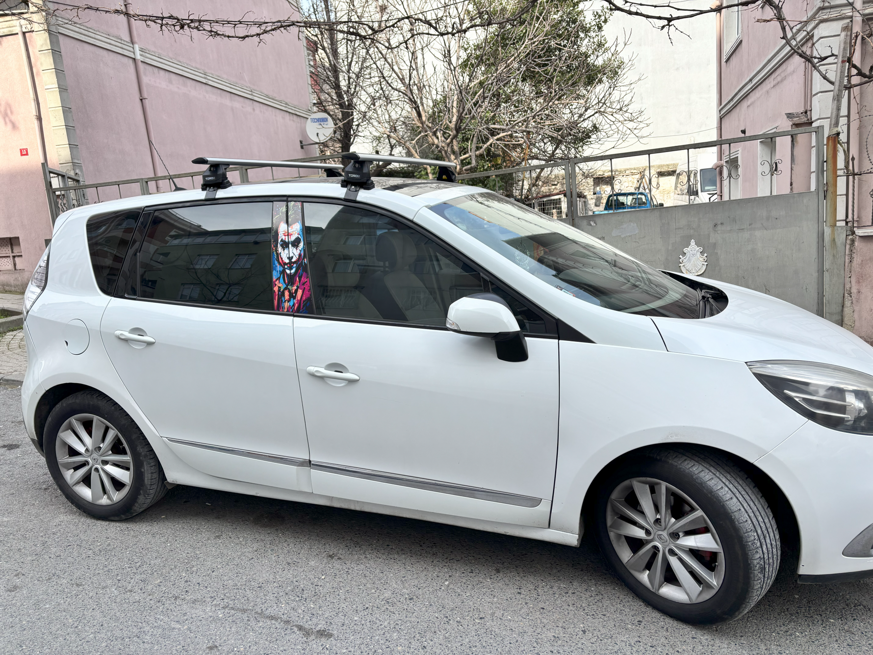 Renault Grand Scenic (2009-2012) Portbagaj Taşıyıcı Ara Atkısı Toros Pro 4 Siyah