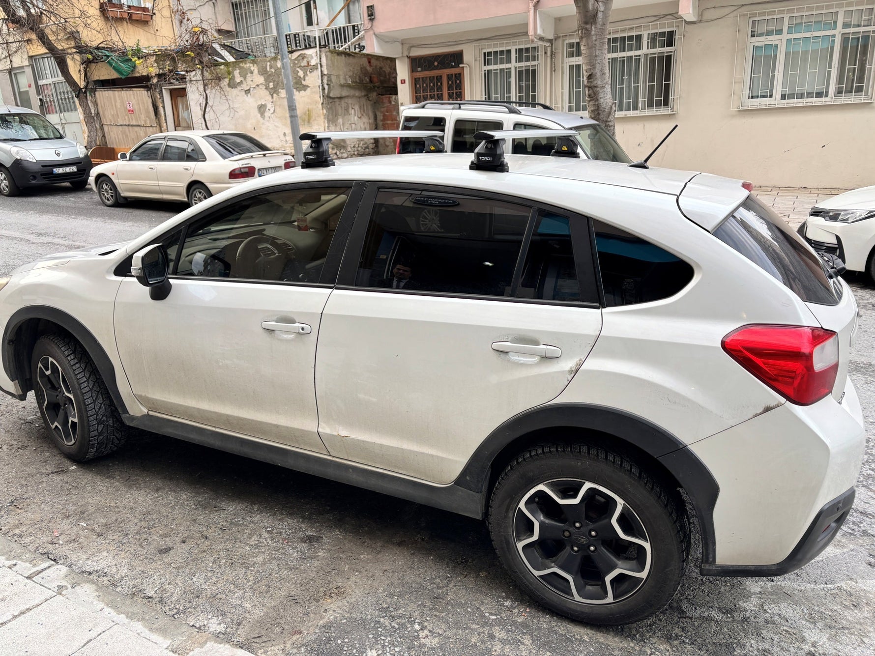 Subaru XV 2011-2017 Tavan Taşıyıcı Ara Barlar – Vidalı Montaj, Toros Fix Pro, Gri