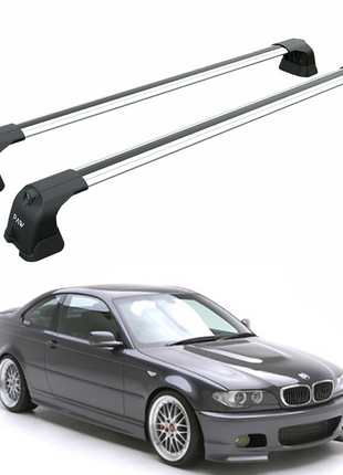Bmw 3 Coupe E46 1999-2006 Portbagaj Taşıyıcı Ara Atkı Aparatı Paw Pro 3 Gri