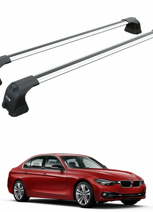 Bmw 3 Sedan F30 2011-2018 Roof Rack Cross Bar Fix Point Gri
