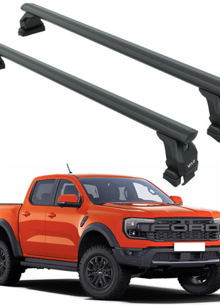 Ford Ranger 2019-2025 Oluksuz Üst Tavan Portbagaj Taşıyıcı Ara Atkısı Toros Serisi Pro 4 Siyah