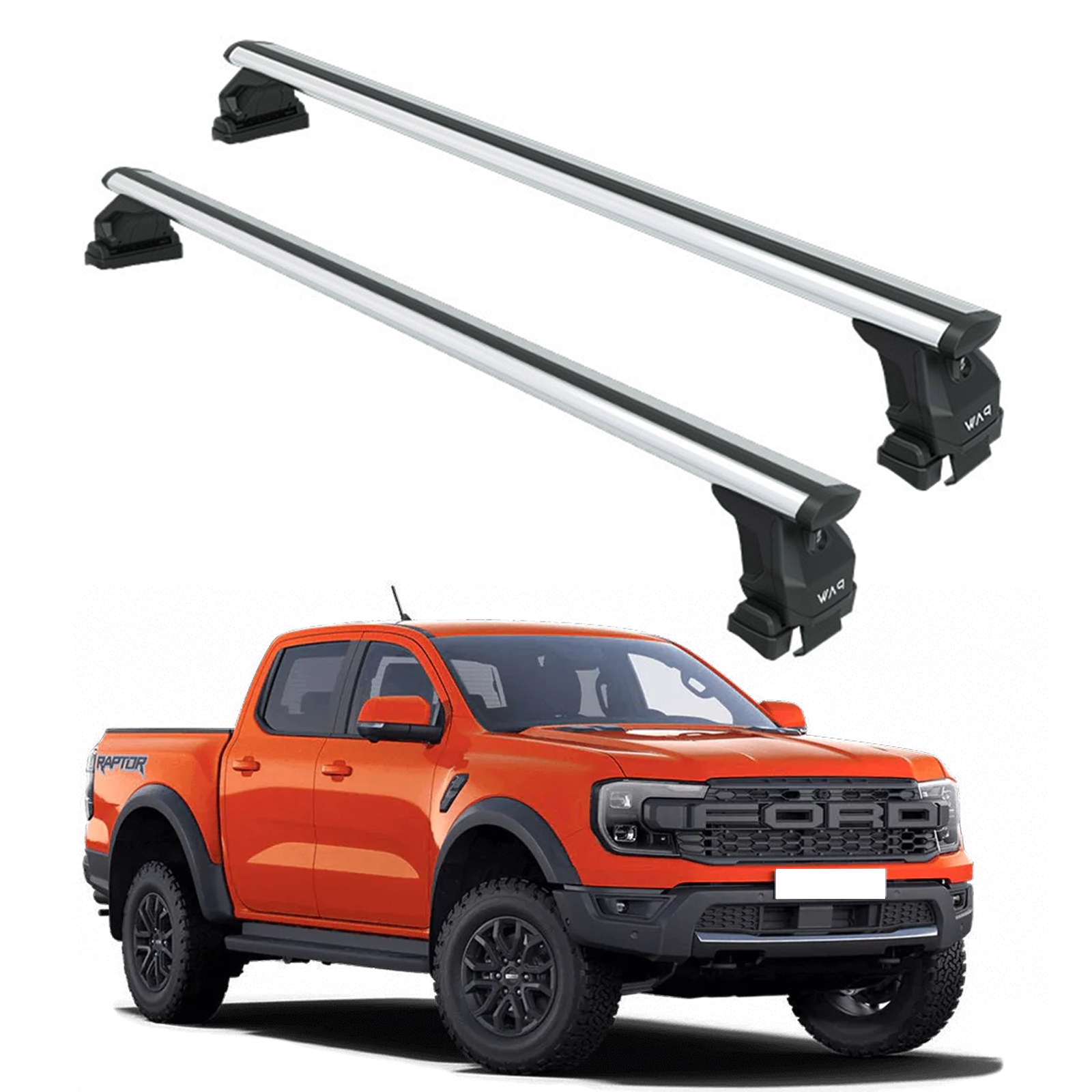 Ford Ranger 2019-2025 Oluksuz Üst Tavan Portbagaj Taşıyıcı Ara Atkısı Toros Serisi Pro 4 Gri