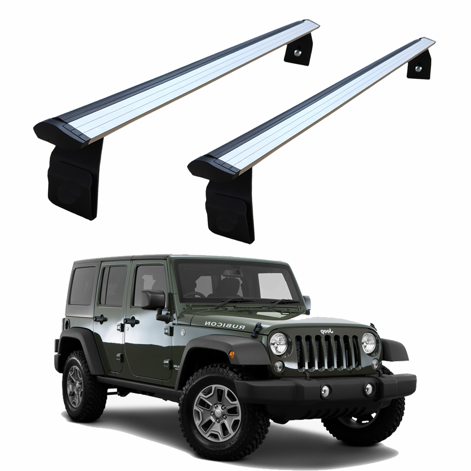 Jeep Wrangler Jk 2007-2018 Yagmur Oluklu Üst Tavan Taşıyıcı Ara Atkısı Paw Gri