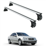 Mercedes C Sedan Series W203 Oluksuz Üst Tavan Portbagaj Taşıyıcı Ara Atkısı Toros Serisi Pro 4 Gri