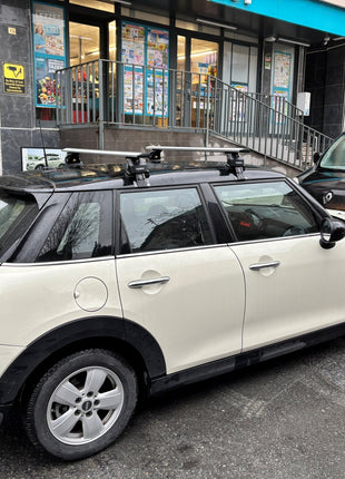 Mini Cooper F55 2014-2022 Oluksuz Üst Tavan Portbagaj Taşıyıcı Ara Atkısı Toros Serisi Pro 4 Siyah