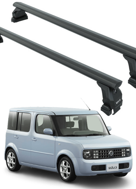 Nissan Cube Z11 2002–2008 Oluksuz Üst Tavan Portbagaj Taşıyıcı Ara Atkısı Toros Serisi Pro 4 Siyah