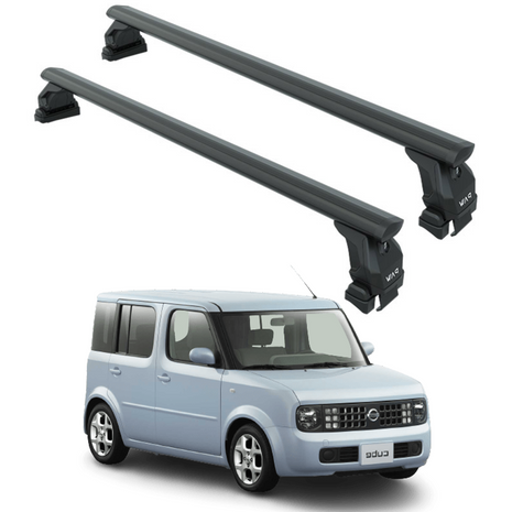 Nissan Cube Z11 2002–2008 Oluksuz Üst Tavan Portbagaj Taşıyıcı Ara Atkısı Toros Serisi Pro 4 Siyah