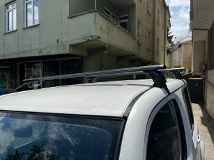 Nissan Cube Z11 2002–2008 Oluksuz Üst Tavan Portbagaj Taşıyıcı Ara Atkısı Toros Serisi Pro 4 Siyah