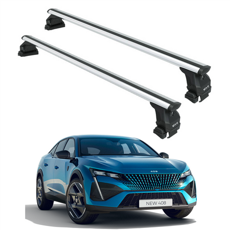 Peugeot 408 2023-2025 Oluksuz Üst Tavan Portbagaj Taşıyıcı Ara Atkısı Toros Serisi Pro 4 Gri
