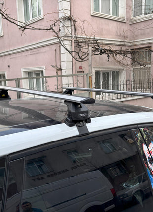 Renault Scenic 2009-2016 Oluksuz Üst Tavan Portbagaj Taşıyıcı Ara Atkısı Toros Serisi Pro 4 Siyah