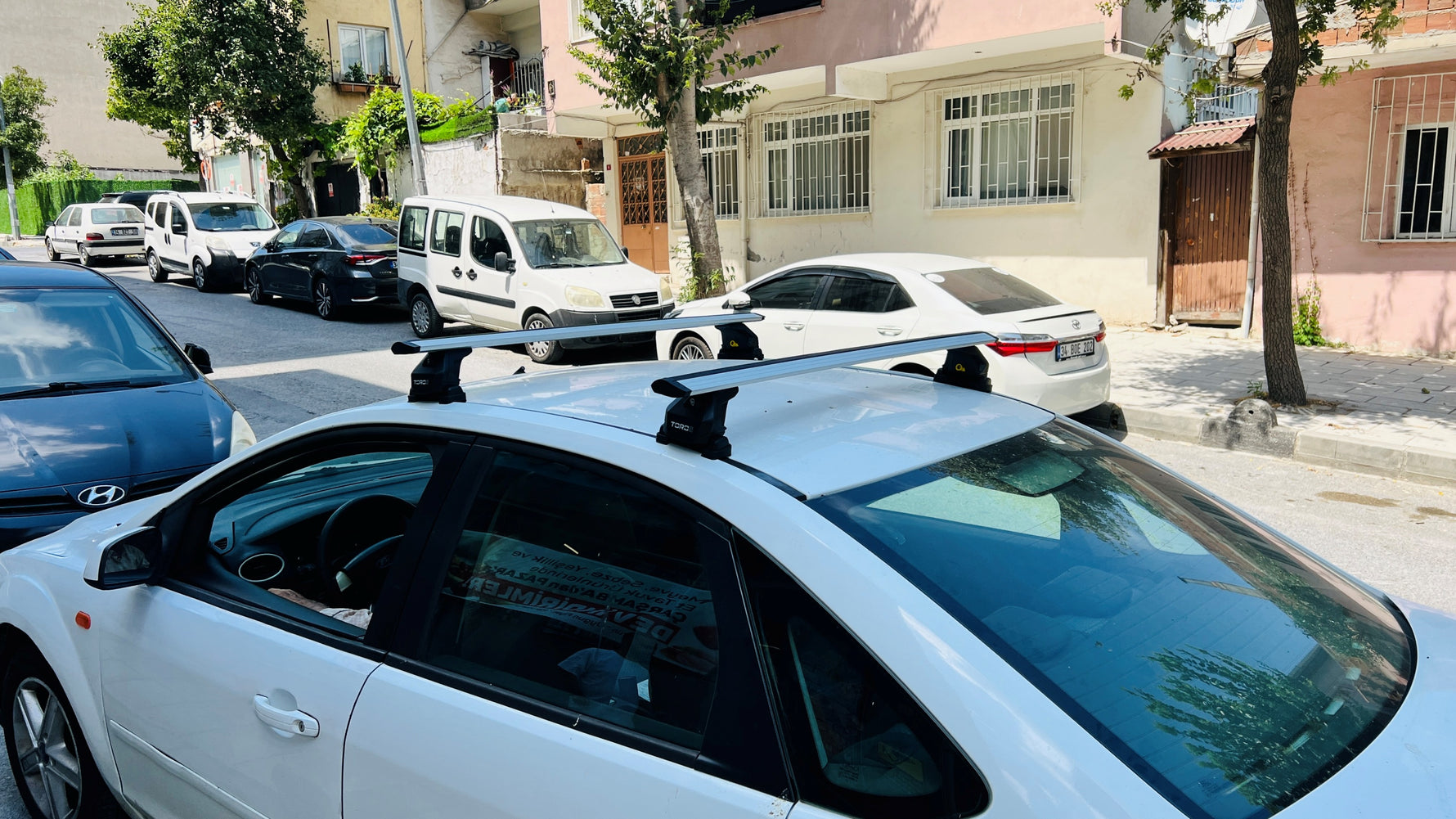 Ford Focus Sedan (2004-2011) Tavan Portbagaj Taşıyıcı Ara Atkısı Fix Pro, Siyah