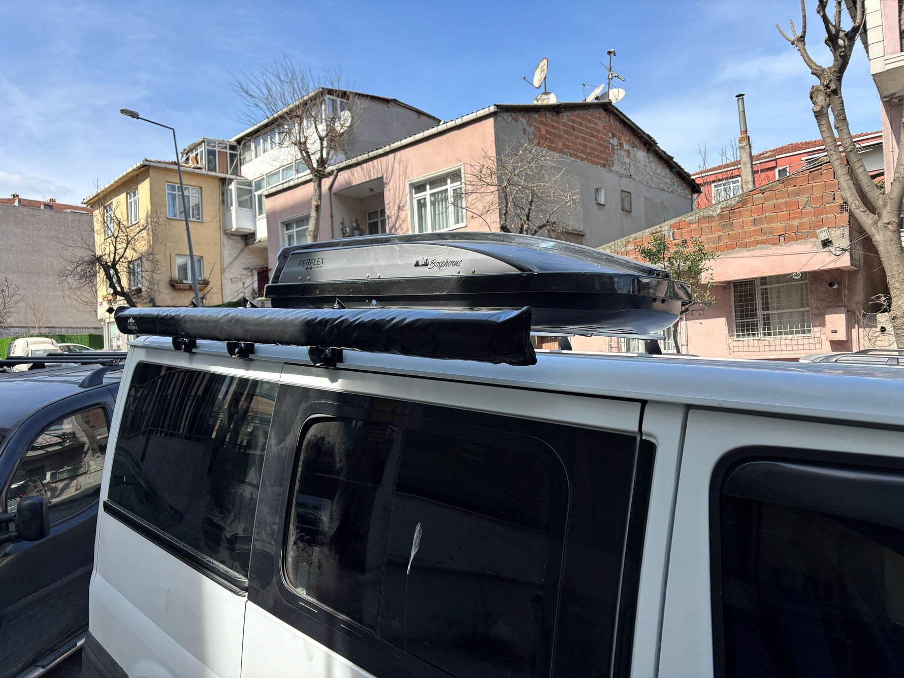 Ford Transit 1988-2000 Tavan Taşıyıcı Ara Atkisi - Ara Bar Paw Pro 5 Siyah