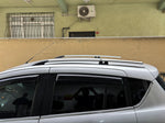 Ford B Max B232 2013-2016 Araç Üstü Alüminyum Tavan Yan Rayları Plus Serisi - Siyah