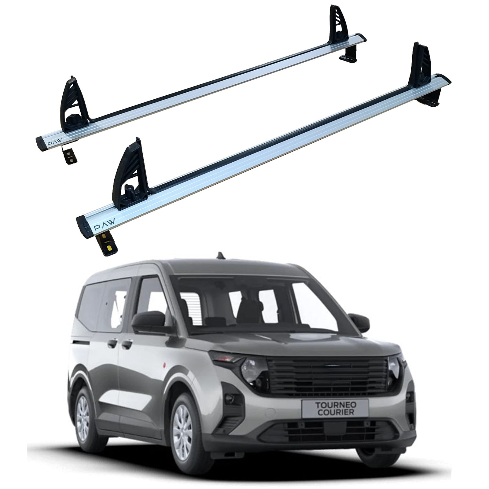 Ford Transit Courier 2023-2025 Araç Üstü Merdiven Sabitleyici, Yük Taşıma Sistemleri Pratik Seri 2 Adet