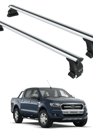 Ford Ranger 2011-2019 Oluksuz Üst Tavan Portbagaj Taşıyıcı Ara Atkısı Toros Serisi Pro 4 Siyah