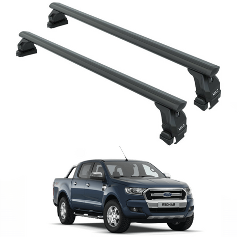 Ford Ranger 2011-2019 Oluksuz Üst Tavan Portbagaj Taşıyıcı Ara Atkısı Toros Serisi Pro 4 Siyah