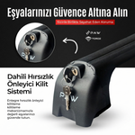 Bmw 1 Serisi (F70) 2025-2026 Ara Atkı Portbagaj Taşıyıcı - Paw Pro 3 Gri
