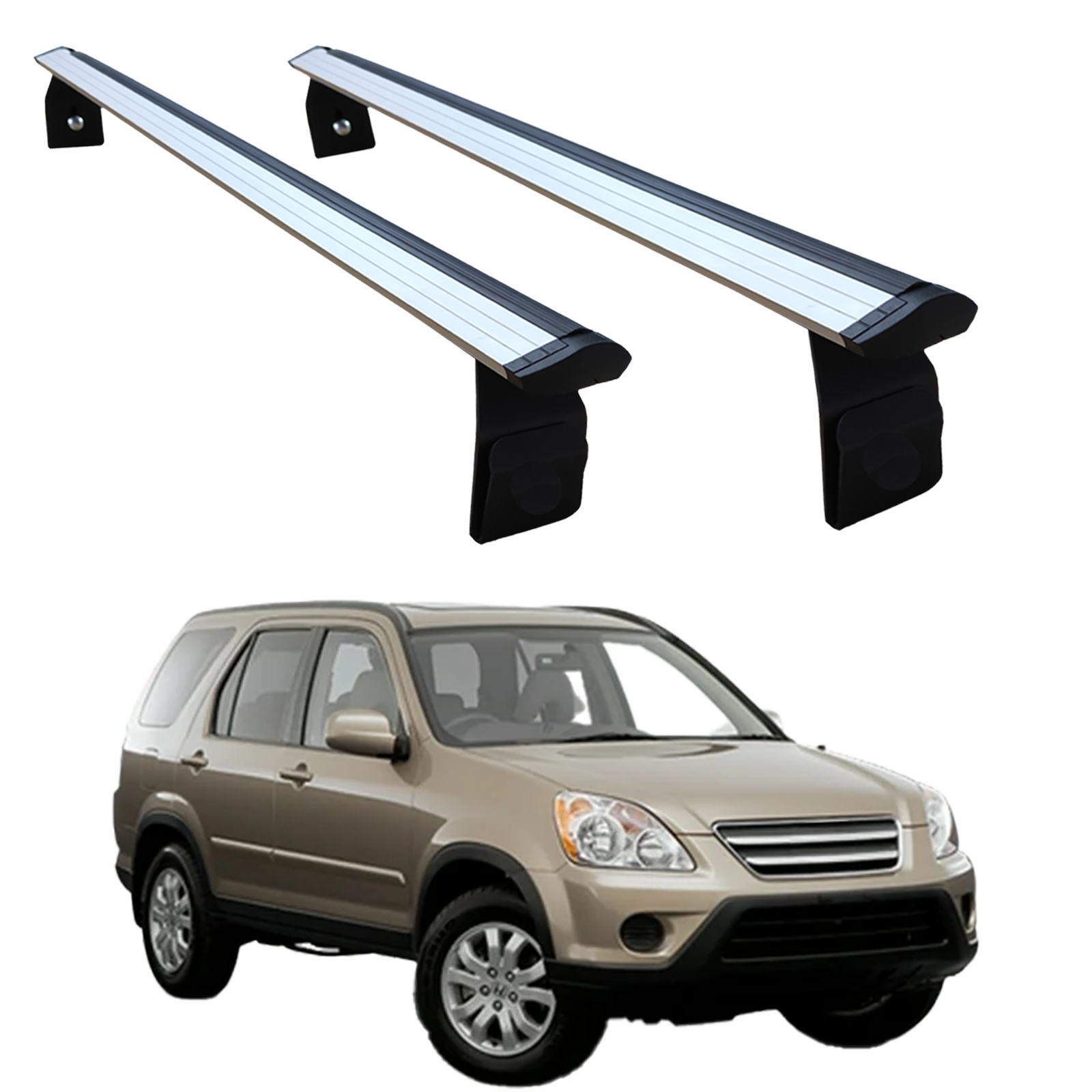 Honda CR-V MK2 (2002–2006) Çadır Taşıyıcı Tavan Barı Ara Atkısı Pratik Serisi Gri