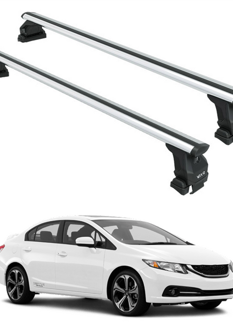 Honda Civic 2011-2017 Oluksuz Üst Tavan Portbagaj Taşıyıcı Ara Atkısı Toros Serisi Pro 4 Gri