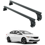 Honda Civic 2011-2017 Oluksuz Üst Tavan Portbagaj Taşıyıcı Ara Atkısı Toros Serisi Pro 4 Siyah