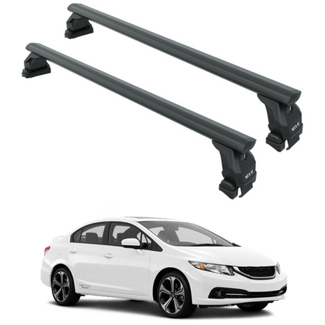 Honda Civic 2011-2017 Oluksuz Üst Tavan Portbagaj Taşıyıcı Ara Atkısı Toros Serisi Pro 4 Siyah