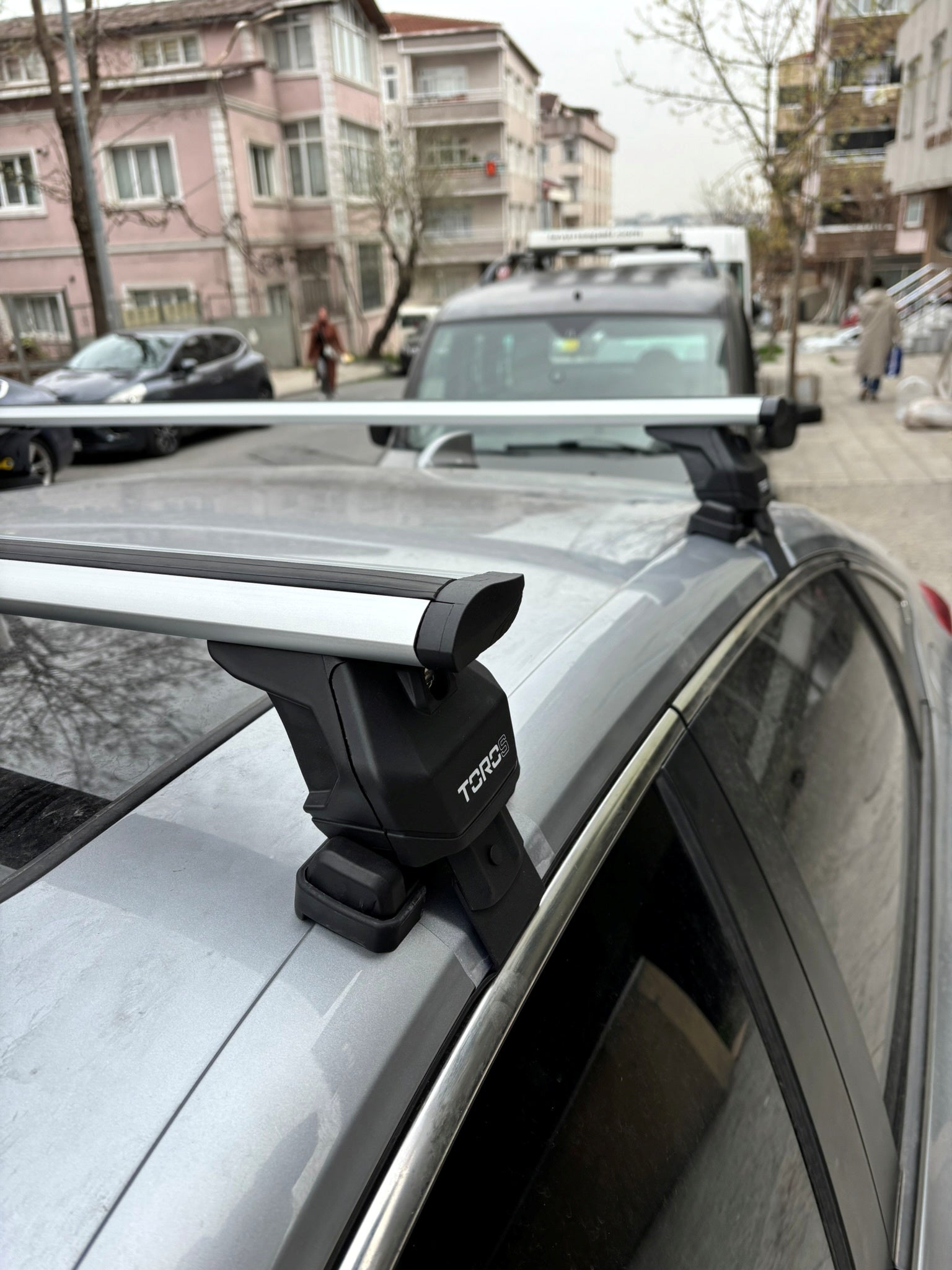 For Honda Civic Sedan 2021-2025 Roof Rack Cross Bars Normal Roof Alu Silver