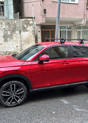 Honda Hr-V 2022-2025 Oluksuz Üst Tavan Portbagaj Taşıyıcı Ara Atkısı Toros Serisi Pro 4 Siyah