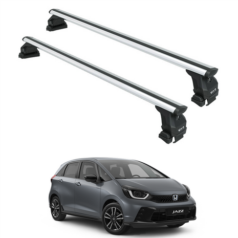 Honda Jazz 2021-2025 Oluksuz Üst Tavan Portbagaj Taşıyıcı Ara Atkısı Toros Serisi Pro 4 Gri