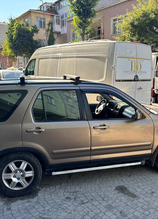 Honda CR-V MK2 (2002–2006) Çadır Taşıyıcı Tavan Barı Ara Atkısı Pratik Serisi Siyah