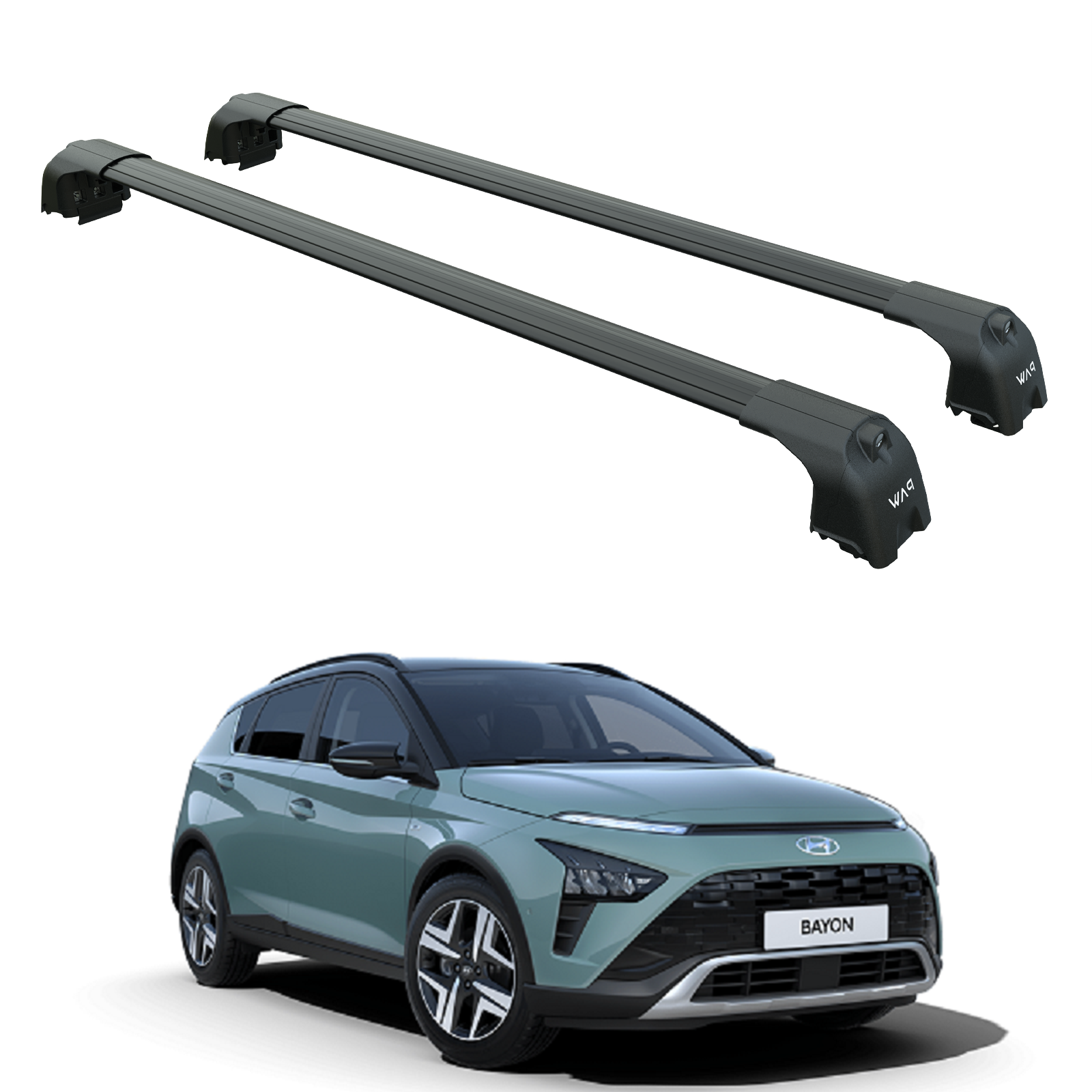 Hyundai Bayon Portbagaj Taşıyıcı Ara Atkısı 2021-2025 | Paw Pro 2 Siyah Ara Bar