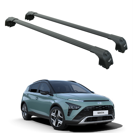 Hyundai Bayon 2021-2025 Portbagaj Taşıyıcı Ara Atkisi - Ara Çubuk Paw Pro 2 Siyah