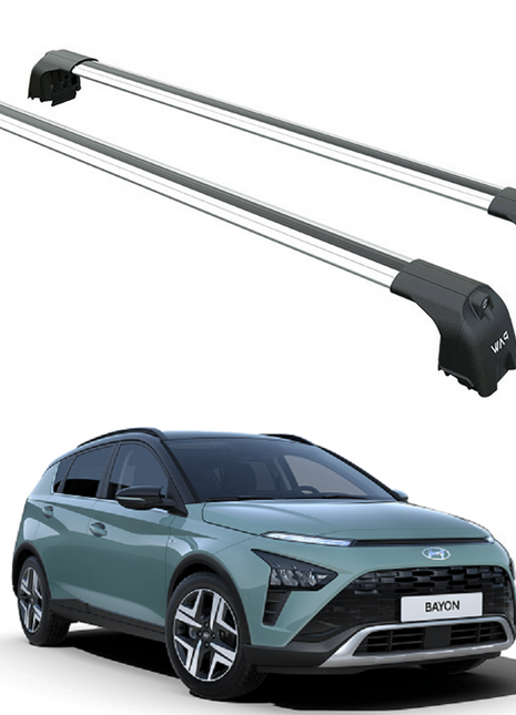 Hyundai Bayon 2021-2025 Portbagaj Taşıyıcı Ara Atkisi - Ara Çubuk Paw Pro 2 Gri