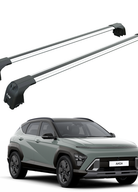 Hyundai Kona Eva 2023-2025 Portbagaj Taşıyıcı Ara Atkisi - Ara Çubuk Paw Pro 2 Gri