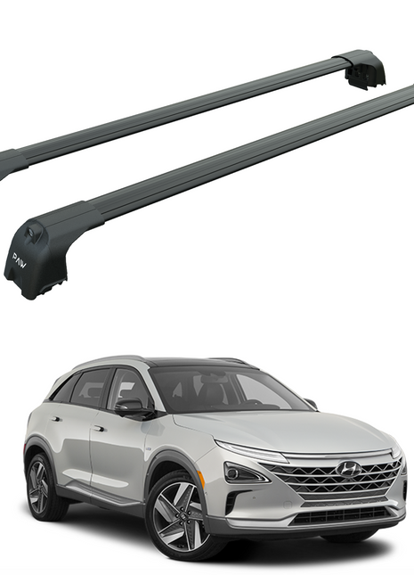 Hyundai Kona 2017-2025 Portbagaj Taşıyıcı Ara Atkisi - Ara Çubuk Paw Pro 2 Siyah