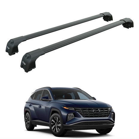 Hyundai Tucson 2021-2025 Portbagaj Taşıyıcı Ara Atkisi - Ara Çubuk Paw Pro 2 Siyah