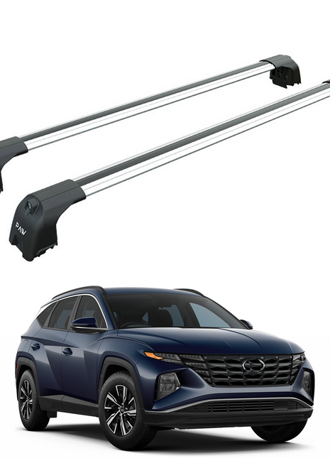 Hyundai Tucson 2021-2025 Portbagaj Taşıyıcı Ara Atkisi - Ara Çubuk Paw Pro 2 Gri