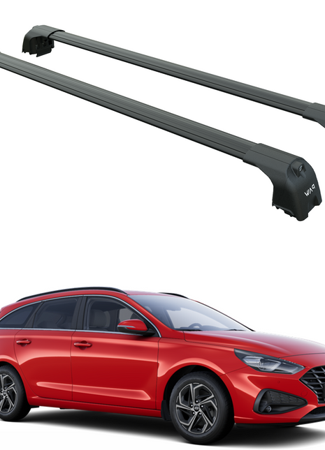 Hyundai İ30 Wagon 2017-2025 Portbagaj Taşıyıcı Ara Atkisi - Ara Çubuk Paw Pro 2 Siyah