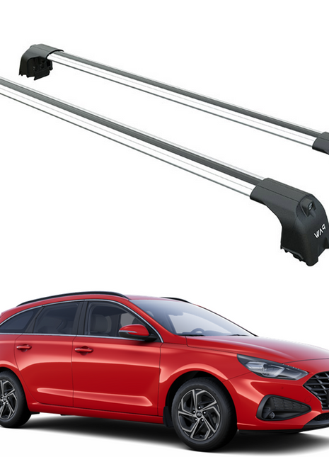 Hyundai İ30 Wagon 2017-2025 Portbagaj Taşıyıcı Ara Atkisi - Ara Çubuk Paw Pro 2 Gri