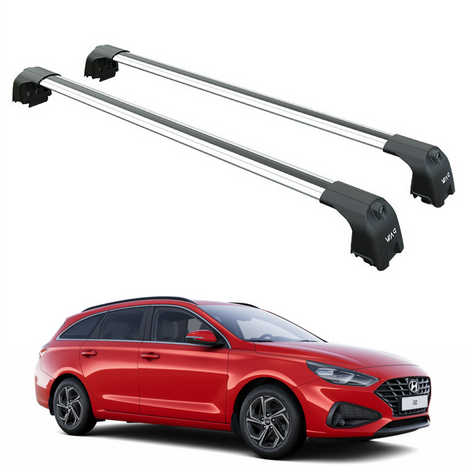 Hyundai İ30 Wagon 2017-2025 Portbagaj Taşıyıcı Ara Atkisi - Ara Çubuk Paw Pro 2 Gri