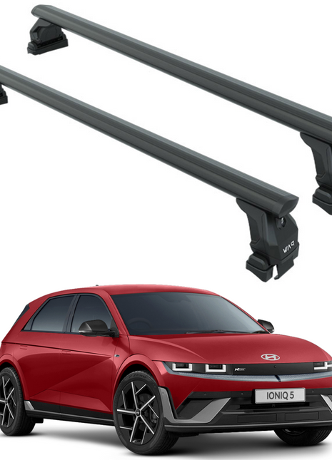 Hyundai İoniq 5 2022-2024 Oluksuz Üst Tavan Portbagaj Taşıyıcı Ara Atkısı Toros Serisi Pro 4 Siyah