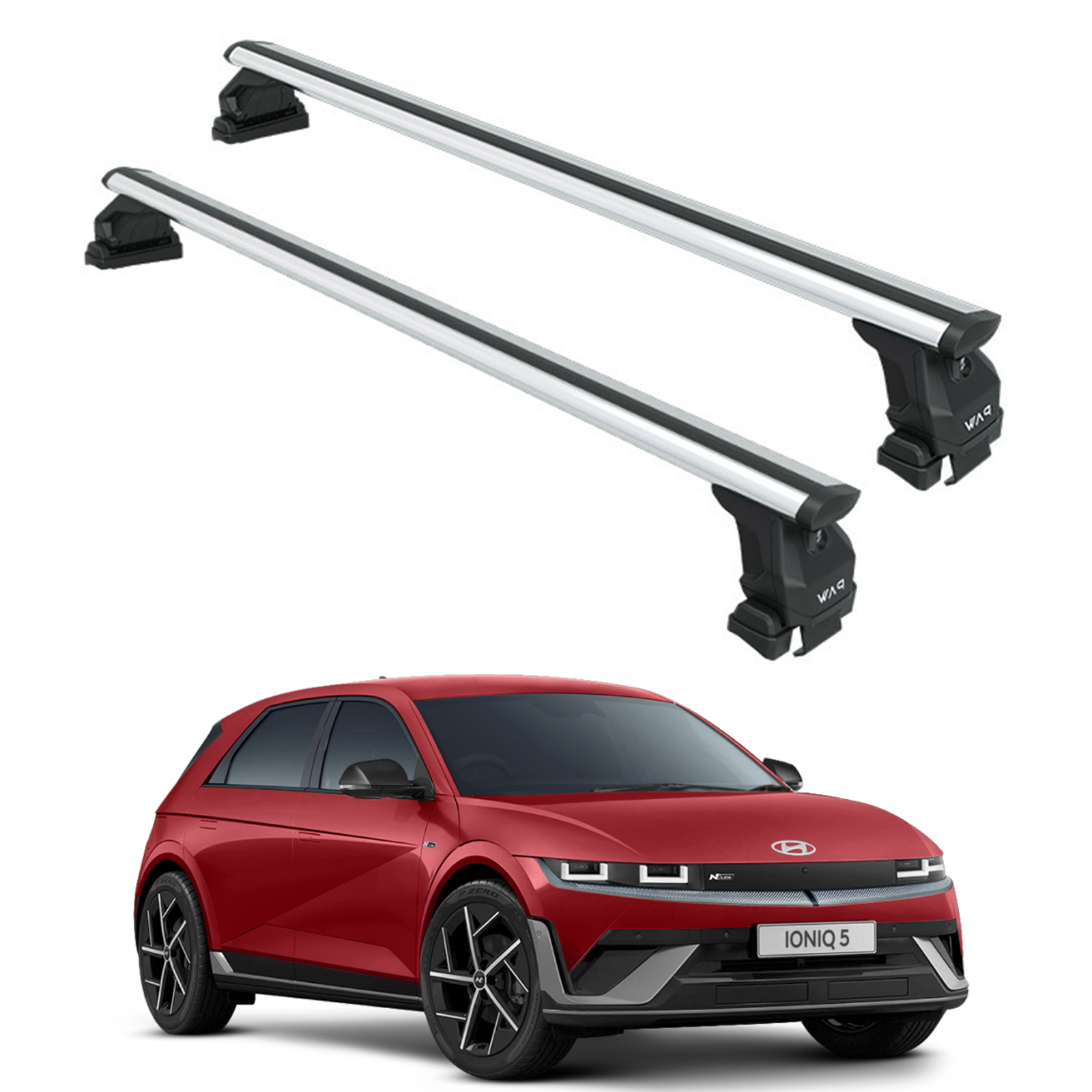 Hyundai İoniq 5 2022-2024 Oluksuz Üst Tavan Portbagaj Taşıyıcı Ara Atkısı Toros Serisi Pro 4 Gri