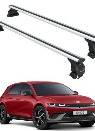 Hyundai İoniq 5 2022-2024 Oluksuz Üst Tavan Portbagaj Taşıyıcı Ara Atkısı Toros Serisi Pro 4 Gri