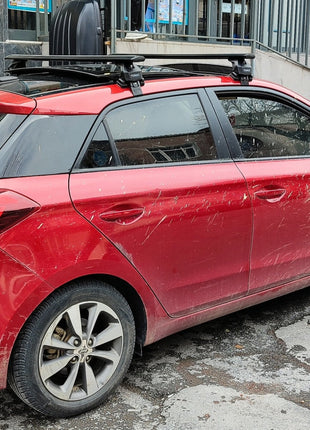 Hyundai İ20 2020-2025 Oluksuz Üst Tavan Portbagaj Taşıyıcı Ara Atkısı Toros Serisi Pro 4 Siyah