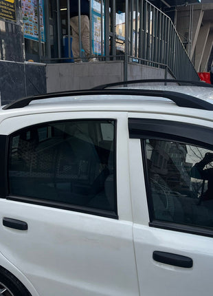 Fiat Panda 169 2003-2012 Araç Üstü Alüminyum Tavan Yan Rayları Plus Serisi - Gri