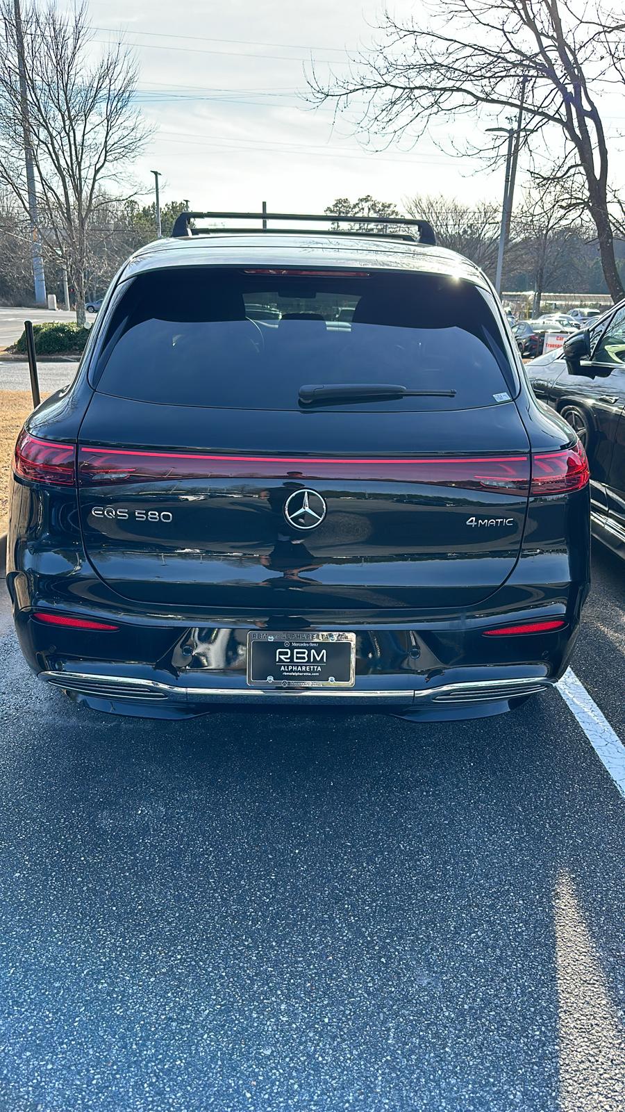 Paw Mercedes-Benz EQS SUV (2022-2025) Ara Atkı Portbagaj Taşıyıcı - Pro 3 Siyah