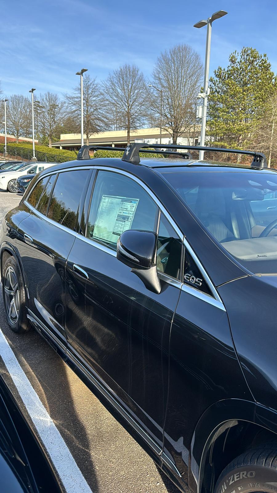 Mercedes Benz Eqs Suv 2022-2025 Portbagaj Taşıyıcı Ara Atkı Aparatı Paw Pro 3 Gri