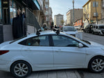 Hyundai Accent 2018-2025 Oluksuz Üst Tavan Portbagaj Taşıyıcı Ara Atkısı Toros Serisi Pro 4 Siyah