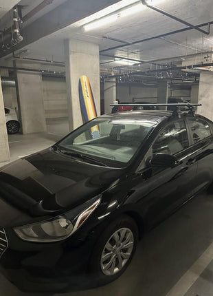 Hyundai Accent 2018-2025 Oluksuz Üst Tavan Portbagaj Taşıyıcı Ara Atkısı Toros Serisi Pro 4 Siyah